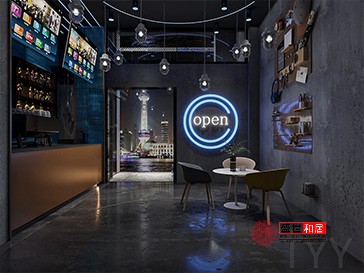 合肥工業風寵物店設計裝修效果圖